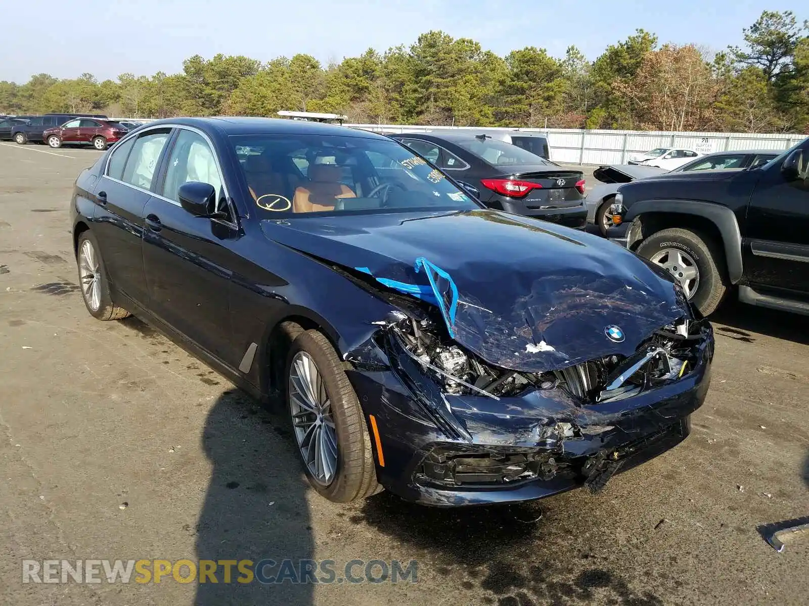 1 Photograph of a damaged car WBAJS3C06LCE38892 BMW 5 SERIES 2020