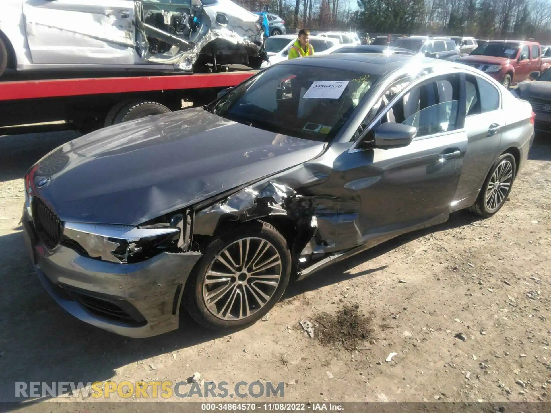 2 Photograph of a damaged car WBAJS3C06LCE40951 BMW 5 SERIES 2020