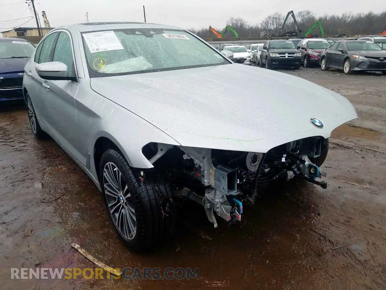 1 Фотография поврежденного автомобиля WBAJS3C09LWW62928 BMW 5 SERIES 2020
