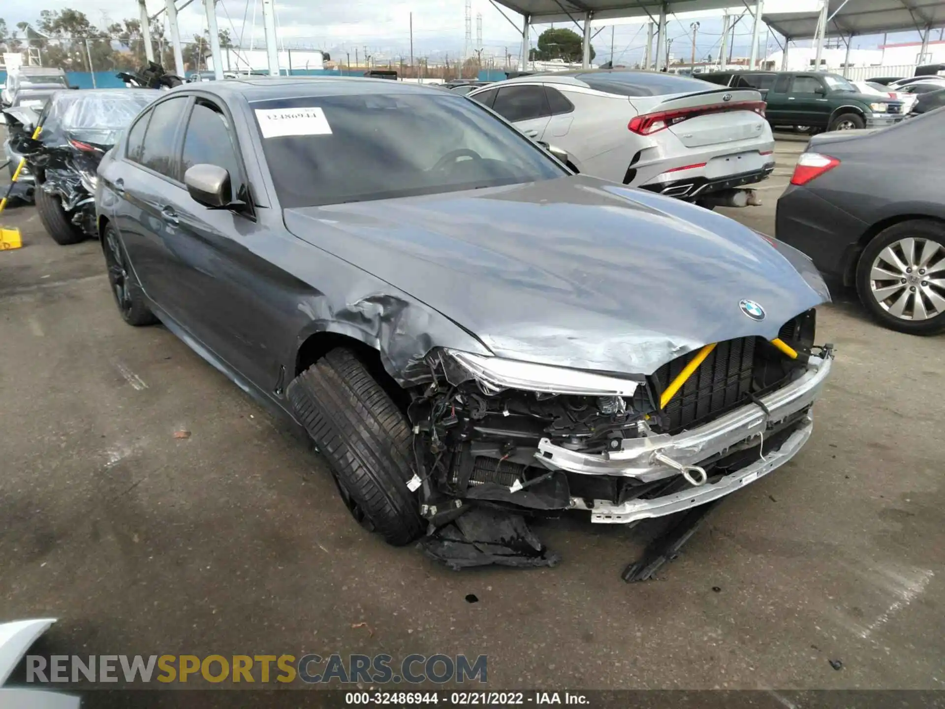 1 Photograph of a damaged car WBAJS7C02LCD45584 BMW 5 SERIES 2020