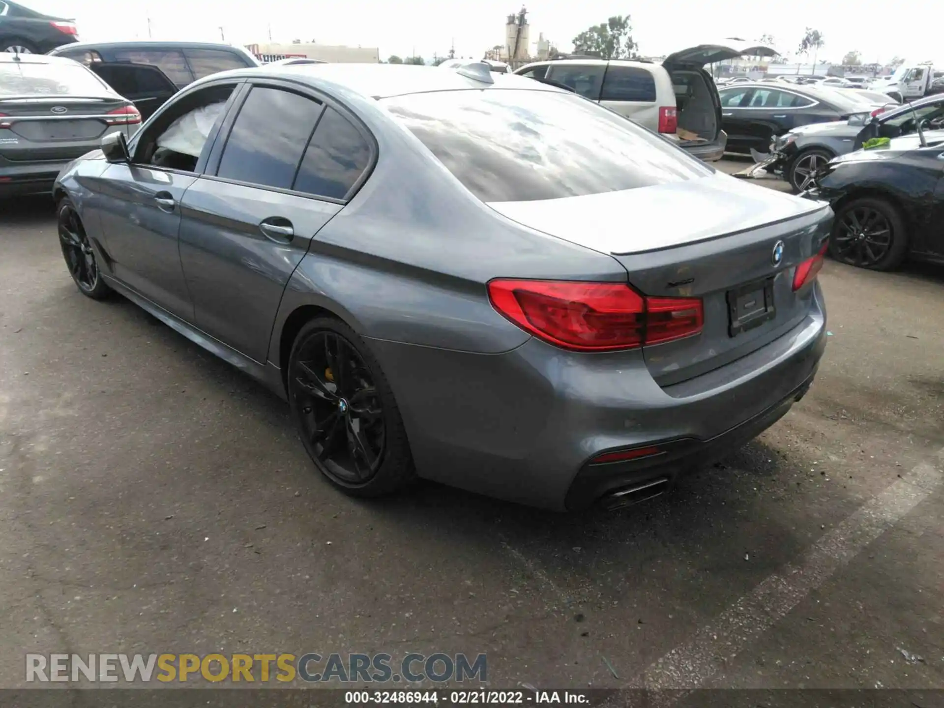 3 Photograph of a damaged car WBAJS7C02LCD45584 BMW 5 SERIES 2020
