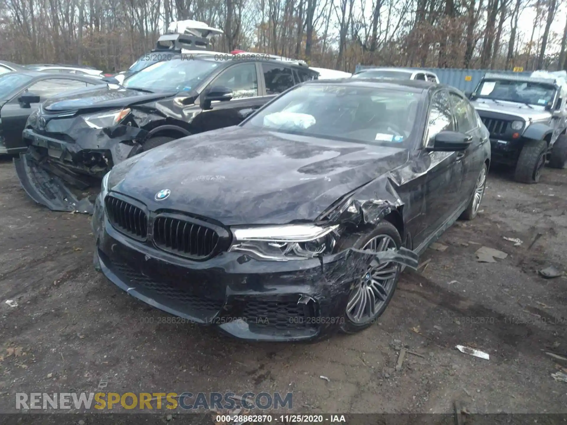 2 Photograph of a damaged car WBAJS7C07LCD85515 BMW 5 SERIES 2020