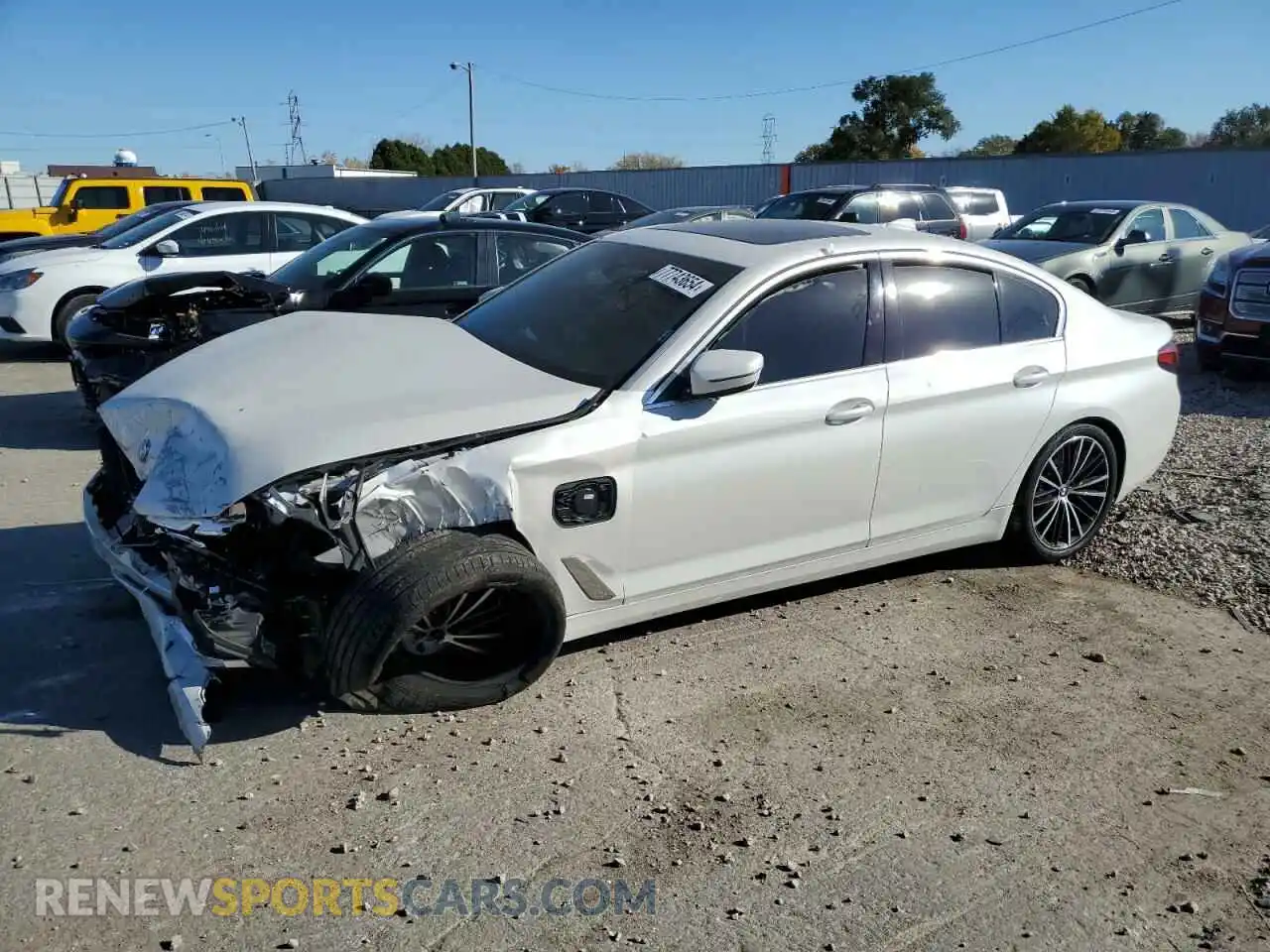 1 Photograph of a damaged car WBA13AG08MCF72963 BMW 5 SERIES 2021