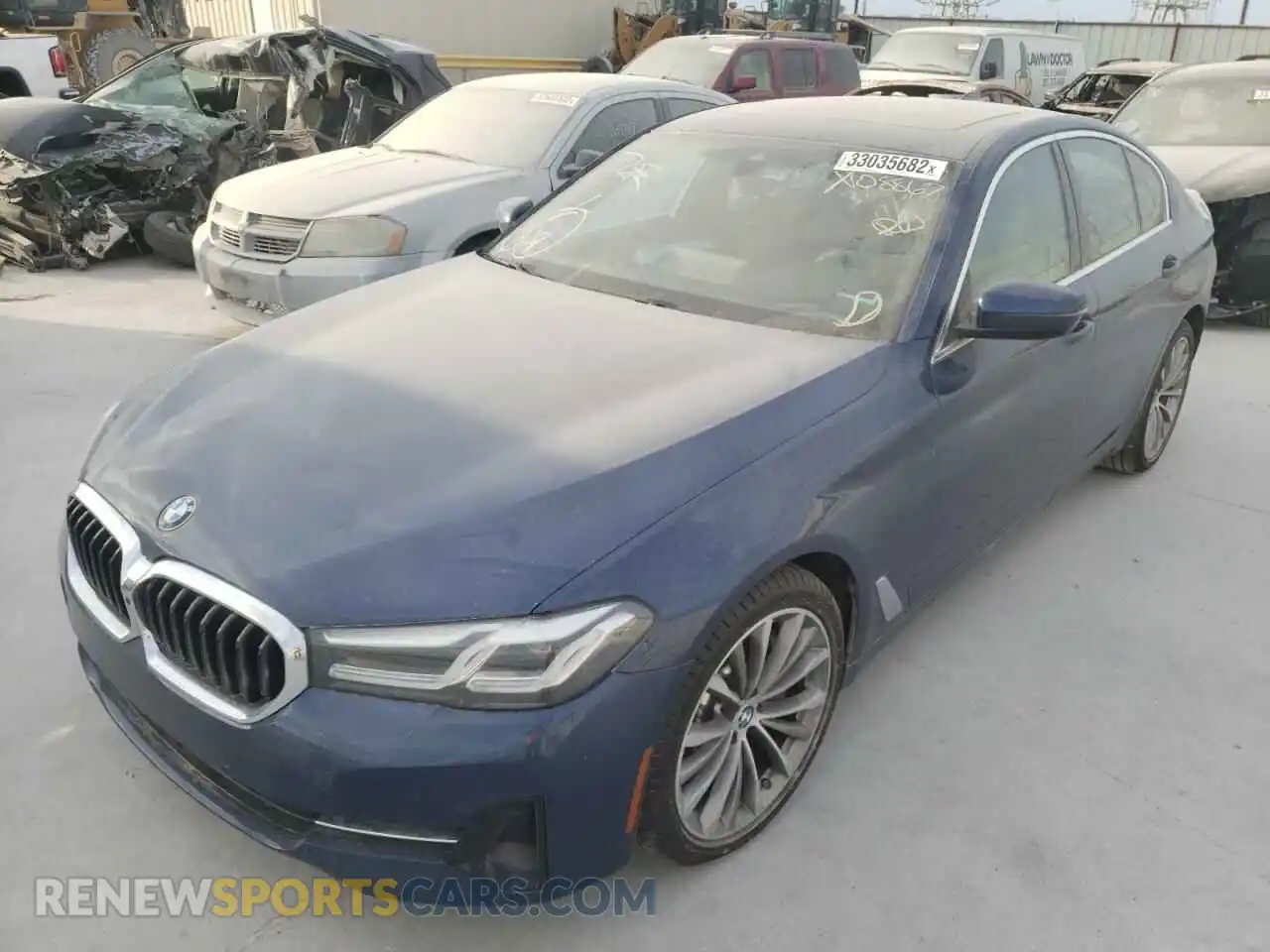 2 Photograph of a damaged car WBA13BJ00MWX08867 BMW 5 SERIES 2021