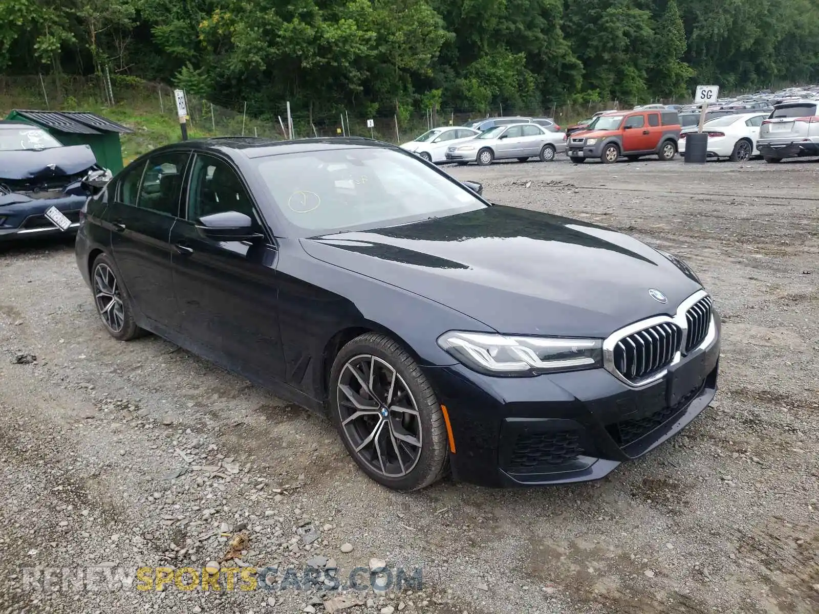 1 Photograph of a damaged car WBA13BJ01MCF25949 BMW 5 SERIES 2021
