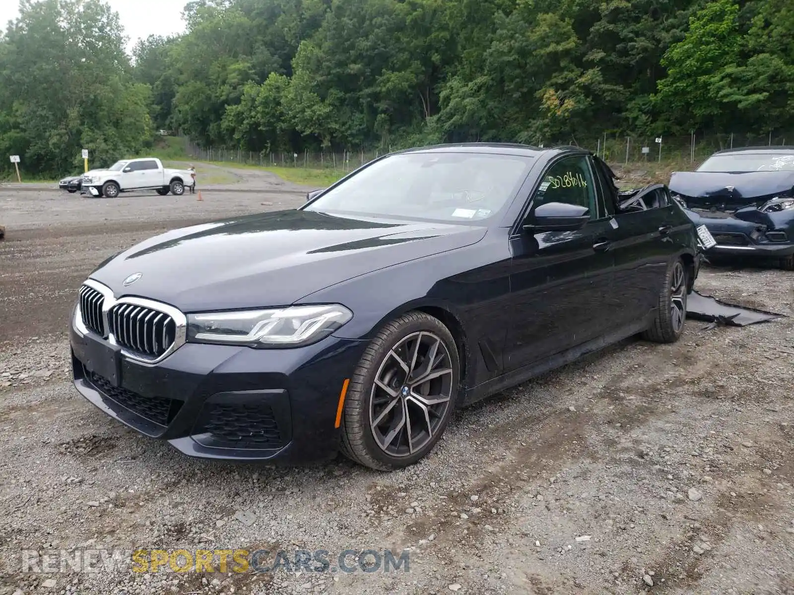 2 Photograph of a damaged car WBA13BJ01MCF25949 BMW 5 SERIES 2021