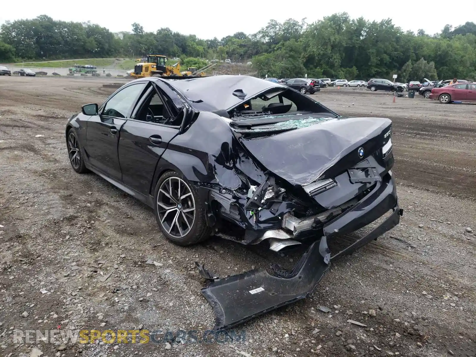 3 Photograph of a damaged car WBA13BJ01MCF25949 BMW 5 SERIES 2021