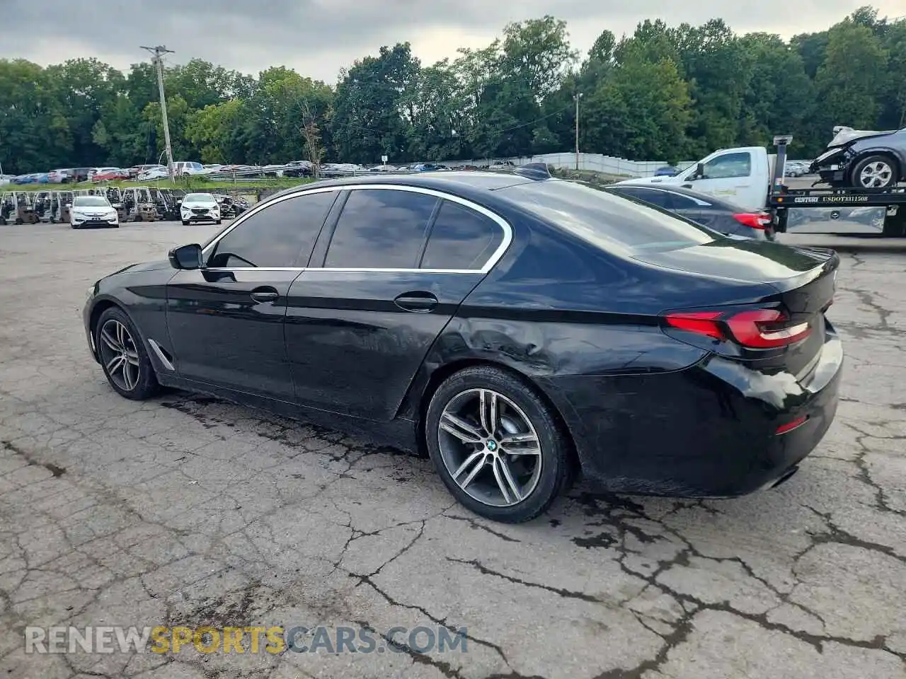 2 Photograph of a damaged car WBA13BJ01MWW89696 BMW 5 SERIES 2021