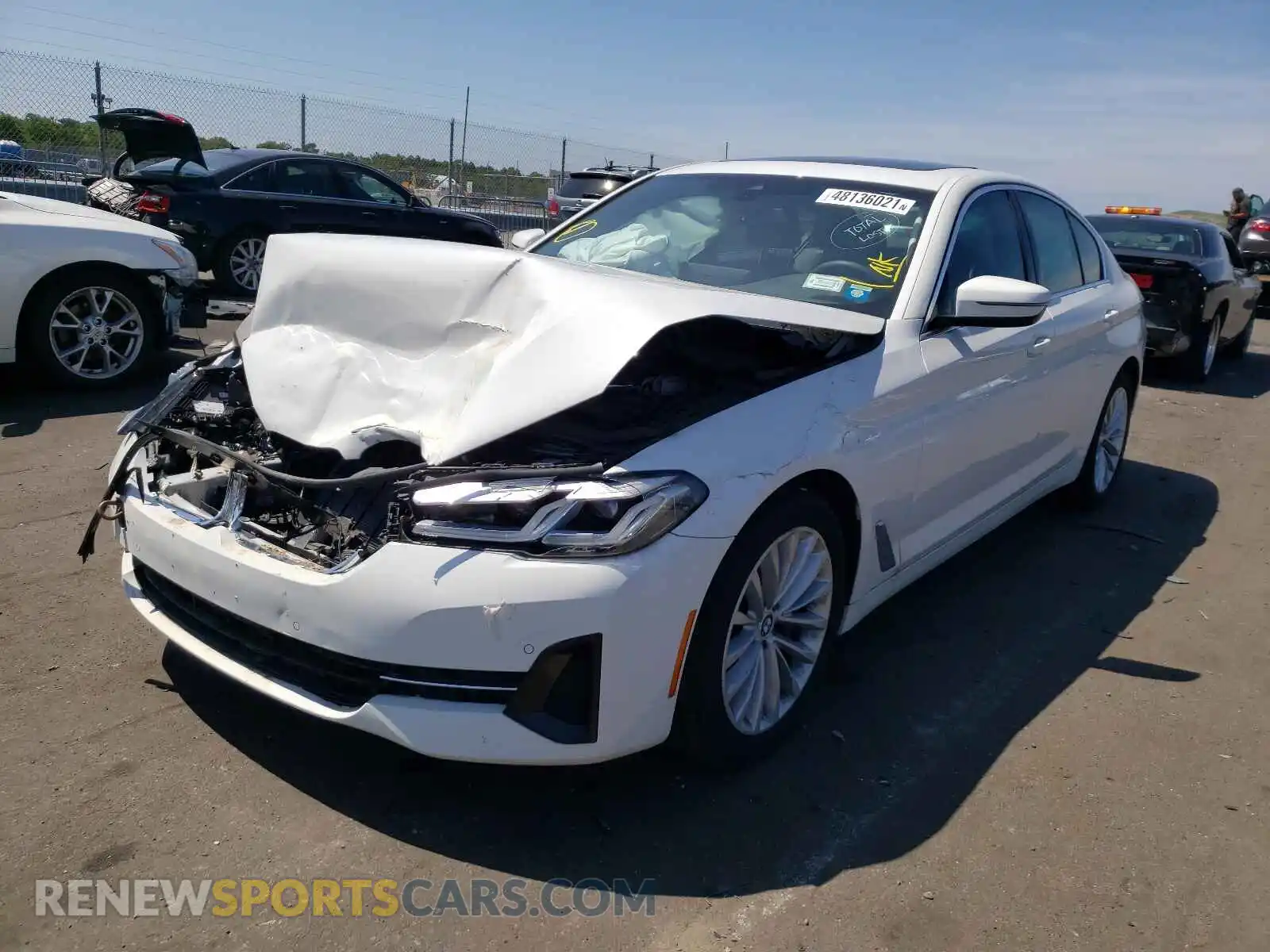 2 Photograph of a damaged car WBA13BJ01MWW89729 BMW 5 SERIES 2021