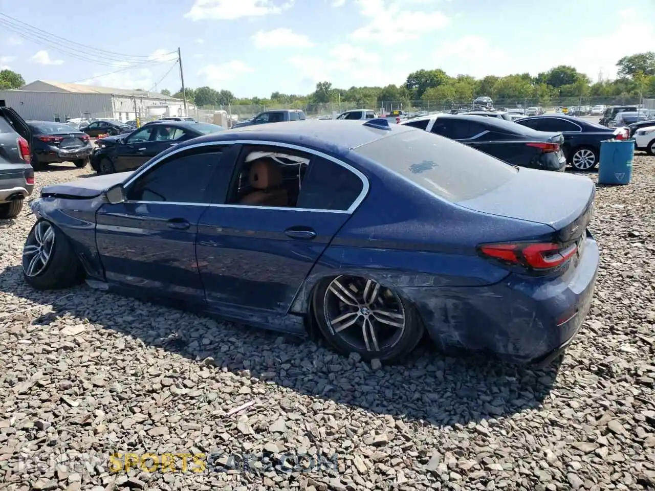 2 Photograph of a damaged car WBA13BJ02MWX08742 BMW 5 SERIES 2021