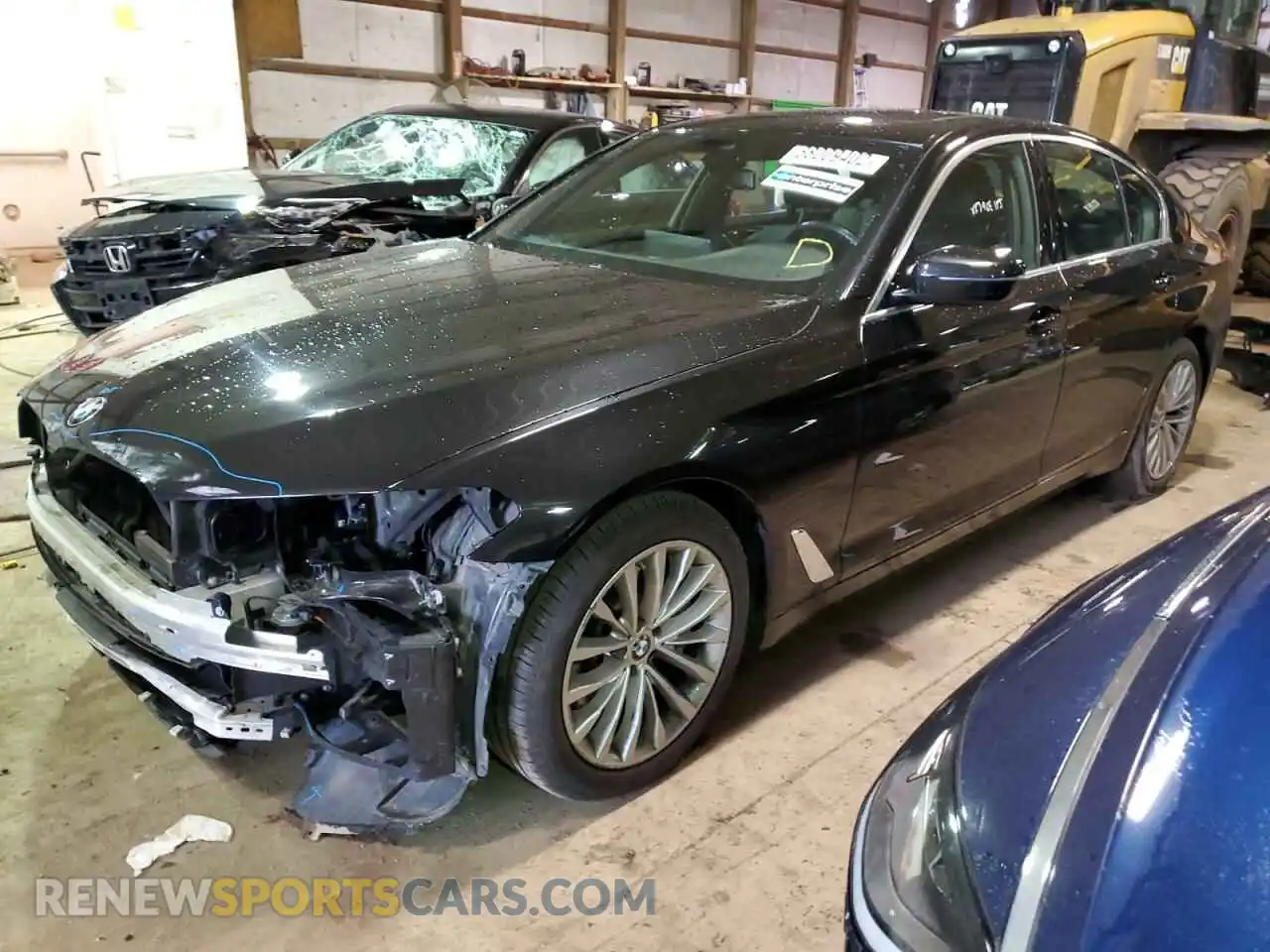 1 Photograph of a damaged car WBA13BJ03MWX01976 BMW 5 SERIES 2021