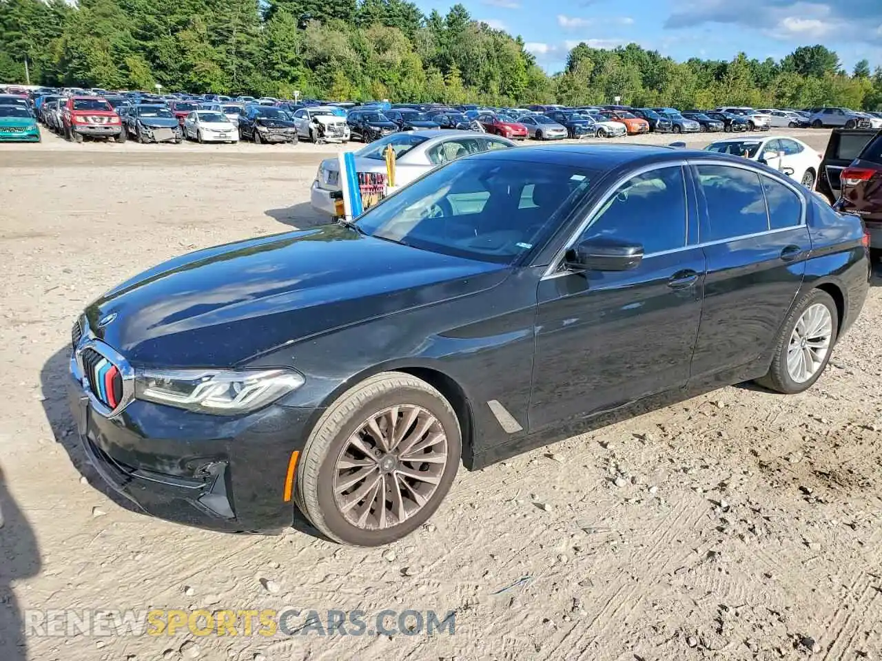 1 Photograph of a damaged car WBA13BJ03MWX24206 BMW 5 SERIES 2021