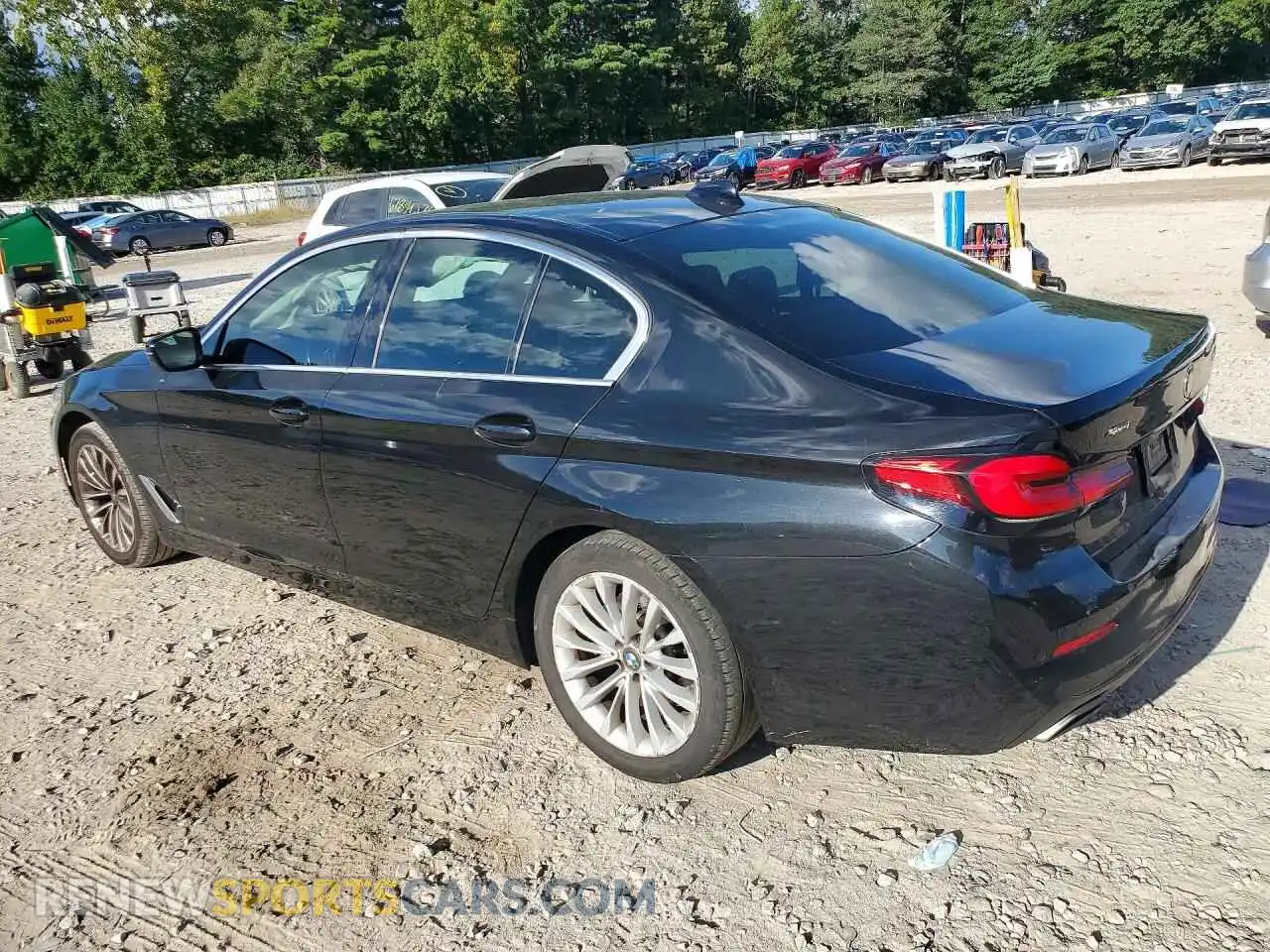 2 Photograph of a damaged car WBA13BJ03MWX24206 BMW 5 SERIES 2021