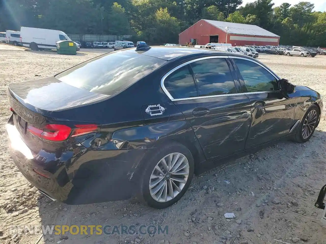 3 Photograph of a damaged car WBA13BJ03MWX24206 BMW 5 SERIES 2021