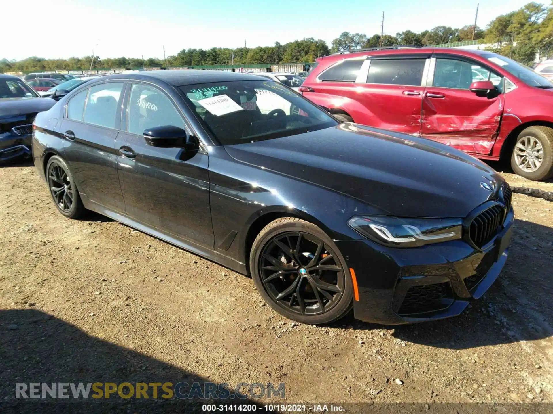 1 Photograph of a damaged car WBA13BJ03MWX26232 BMW 5 SERIES 2021