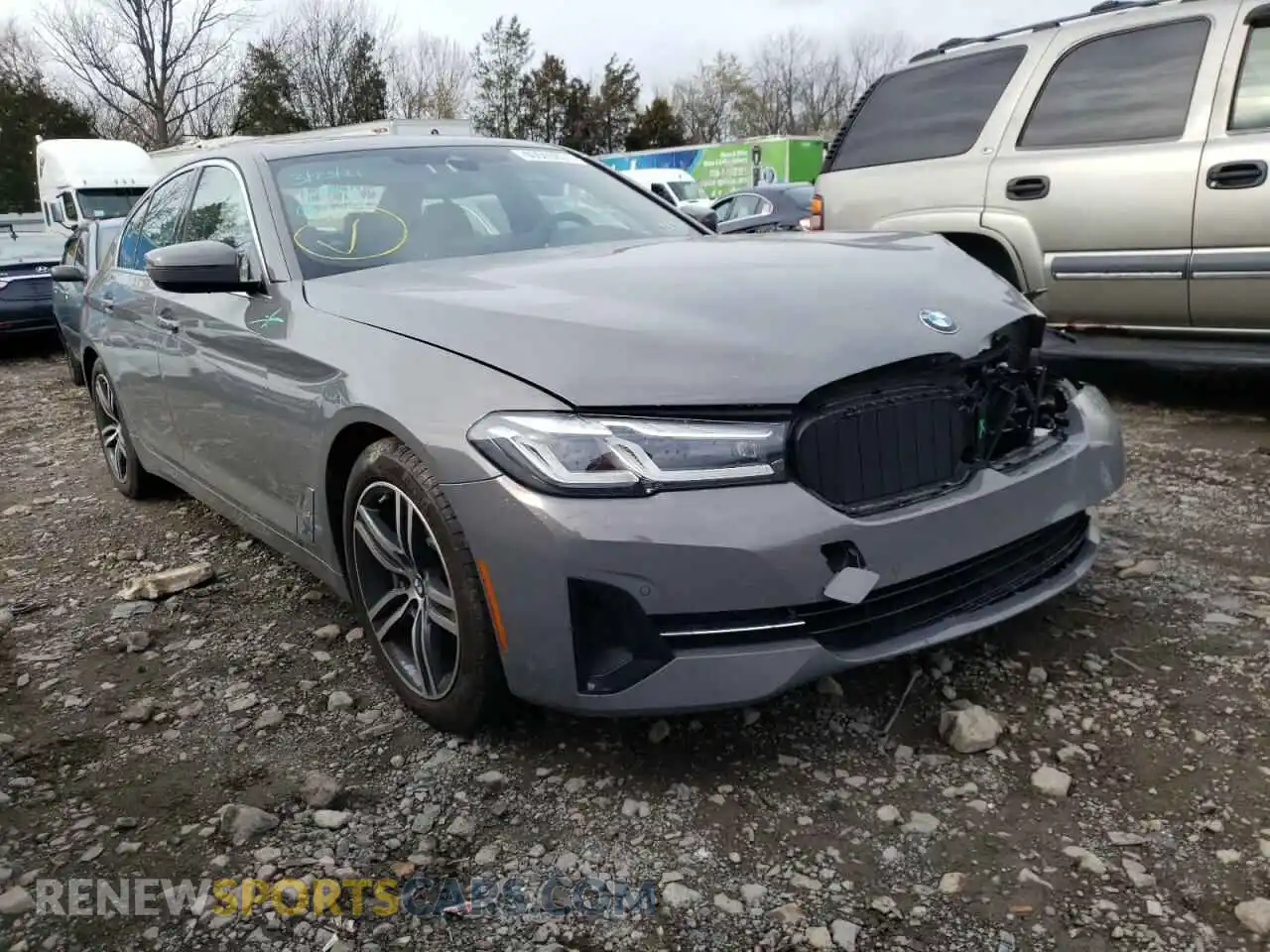 1 Photograph of a damaged car WBA13BJ04MWW92317 BMW 5 SERIES 2021