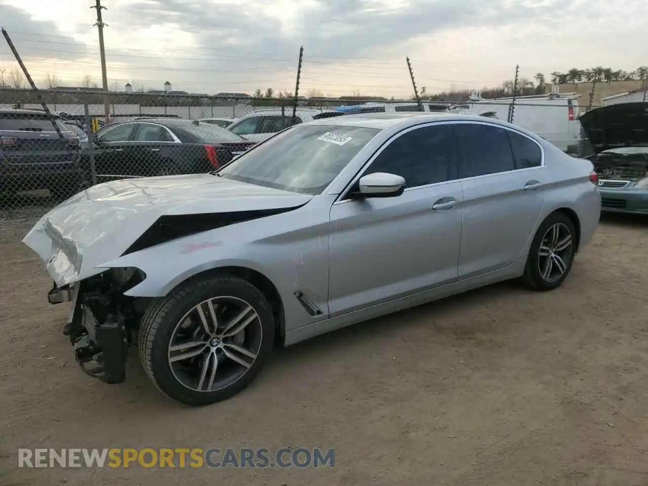 1 Photograph of a damaged car WBA13BJ04MWX03574 BMW 5 SERIES 2021