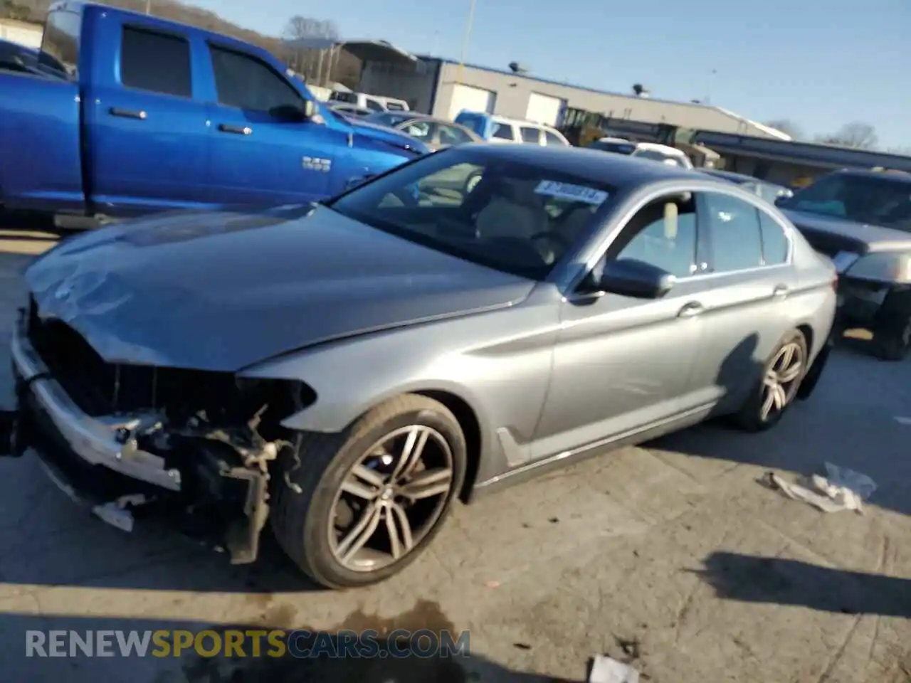 1 Photograph of a damaged car WBA13BJ05MCG04556 BMW 5 SERIES 2021