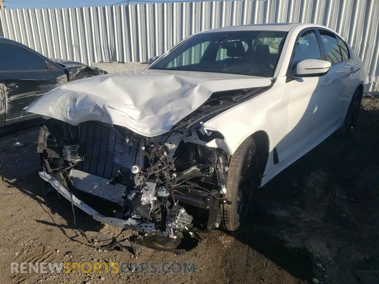 2 Photograph of a damaged car WBA13BJ05MWX01106 BMW 5 SERIES 2021