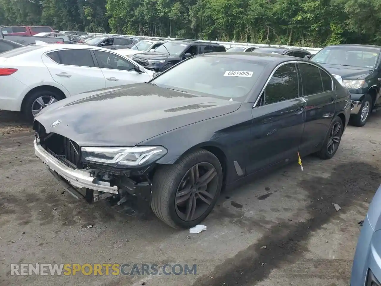 1 Photograph of a damaged car WBA13BJ05MWX24272 BMW 5 SERIES 2021