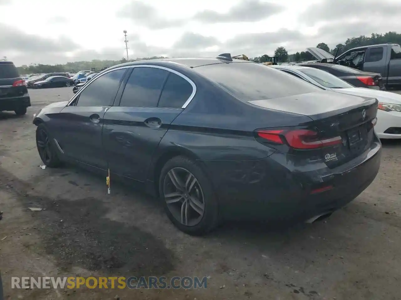 2 Photograph of a damaged car WBA13BJ05MWX24272 BMW 5 SERIES 2021