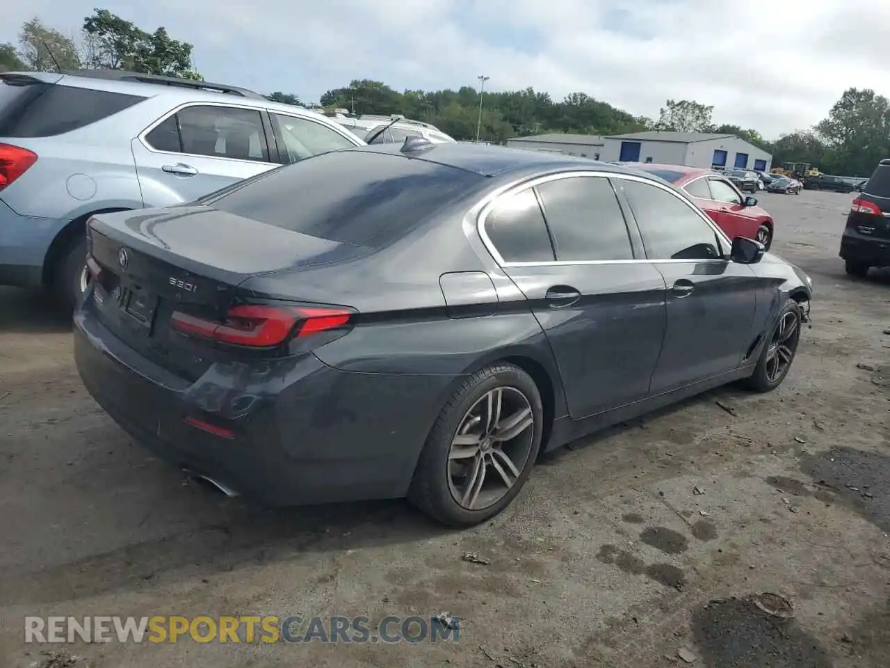 3 Photograph of a damaged car WBA13BJ05MWX24272 BMW 5 SERIES 2021