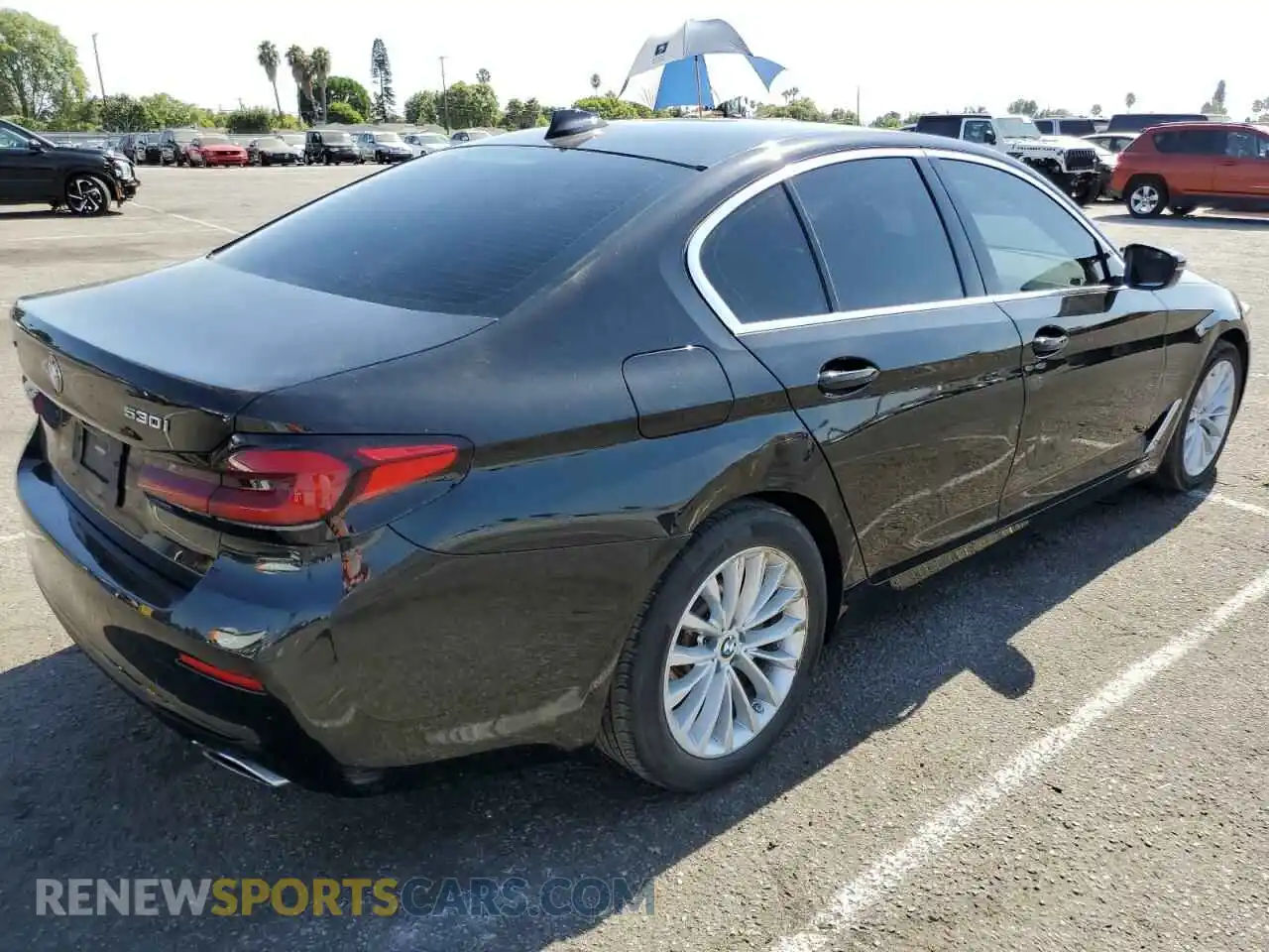 3 Фотография поврежденного автомобиля WBA13BJ05MWX25910 BMW 5 SERIES 2021