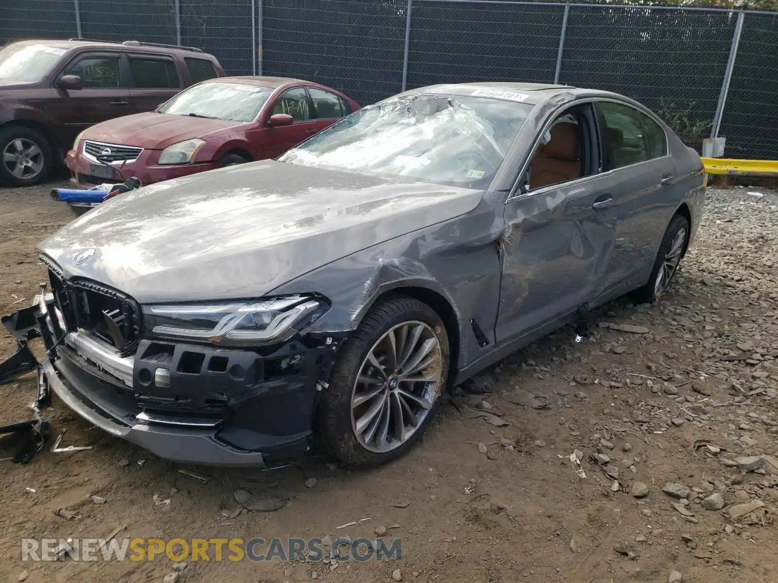 2 Photograph of a damaged car WBA13BJ06MCF04269 BMW 5 SERIES 2021