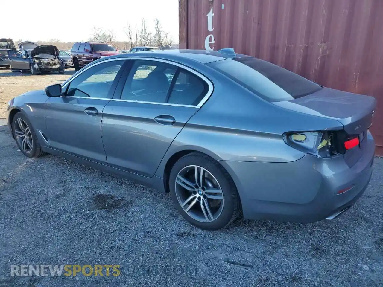 2 Photograph of a damaged car WBA13BJ06MCF12999 BMW 5 SERIES 2021