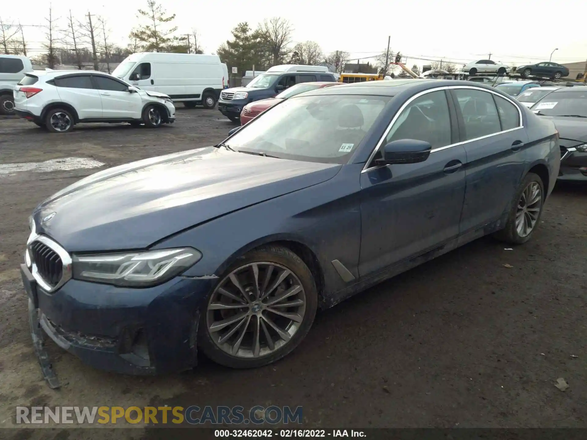 2 Photograph of a damaged car WBA13BJ06MWW95218 BMW 5 SERIES 2021