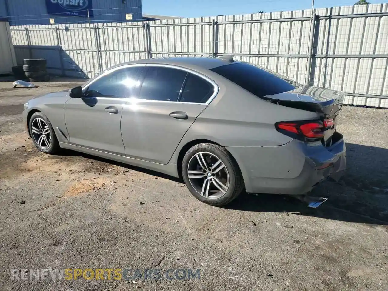 2 Photograph of a damaged car WBA13BJ06MWX03172 BMW 5 SERIES 2021