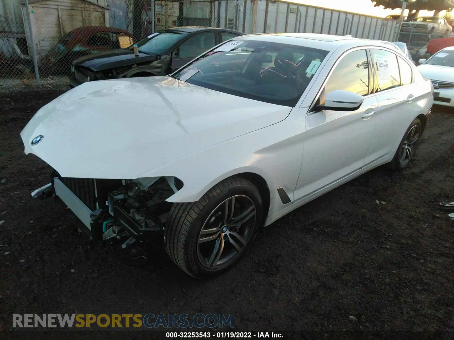2 Photograph of a damaged car WBA13BJ07MWW99634 BMW 5 SERIES 2021