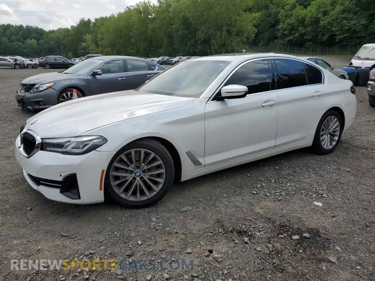 1 Photograph of a damaged car WBA13BJ07MWX01088 BMW 5 SERIES 2021