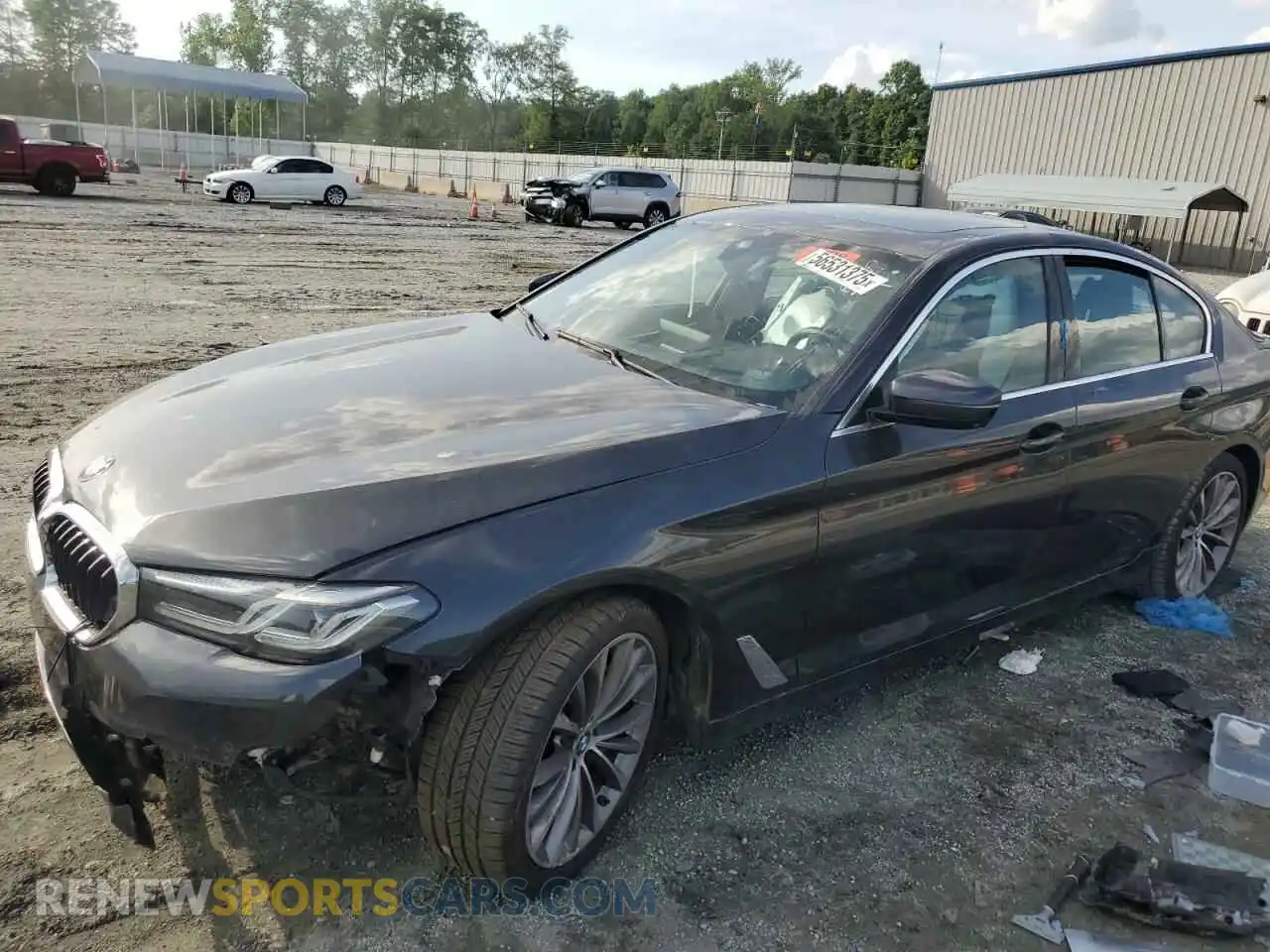 1 Photograph of a damaged car WBA13BJ08MWW96385 BMW 5 SERIES 2021