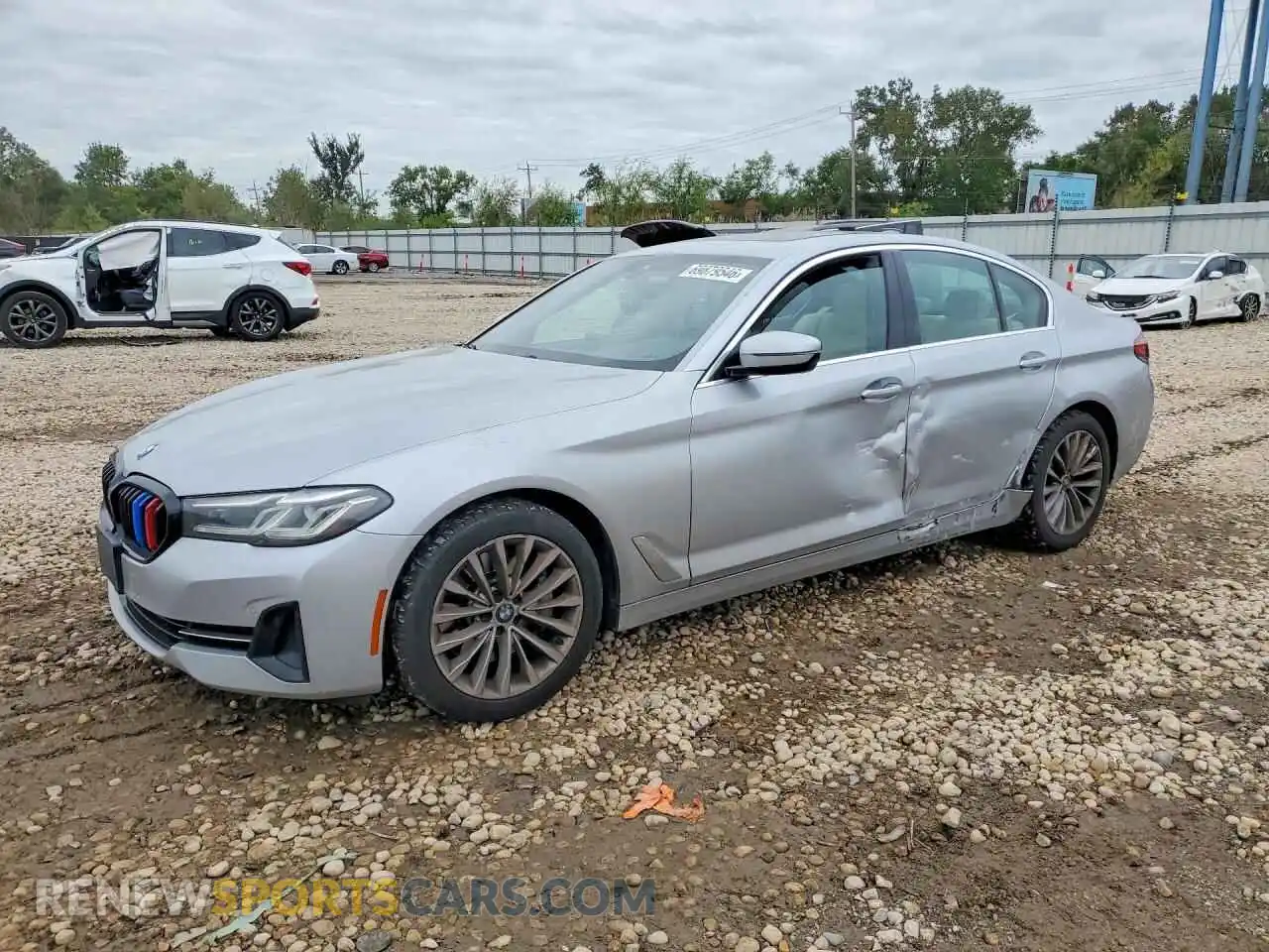 1 Фотография поврежденного автомобиля WBA13BJ09MCF67690 BMW 5 SERIES 2021