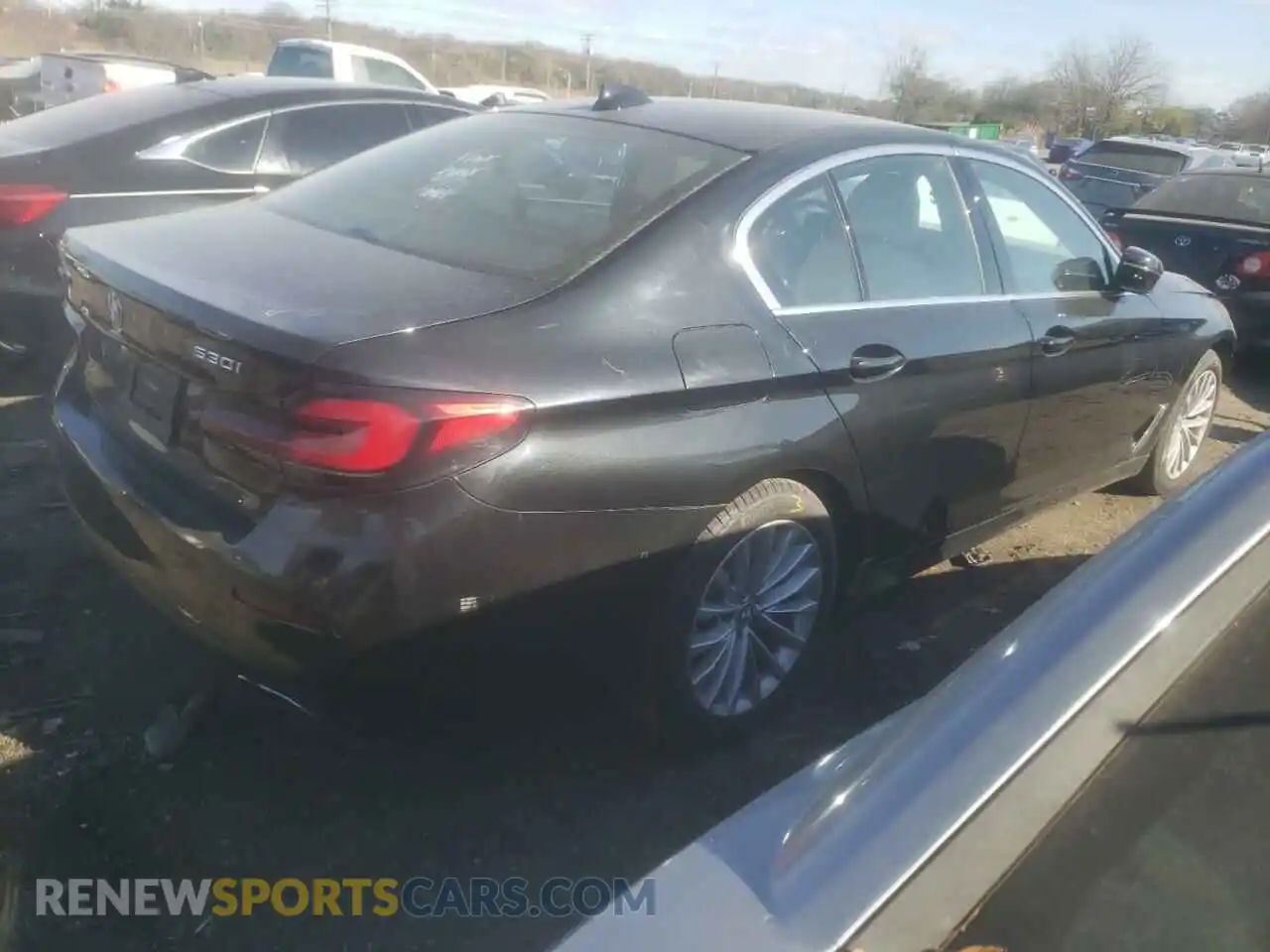 3 Photograph of a damaged car WBA13BJ09MWX32312 BMW 5 SERIES 2021