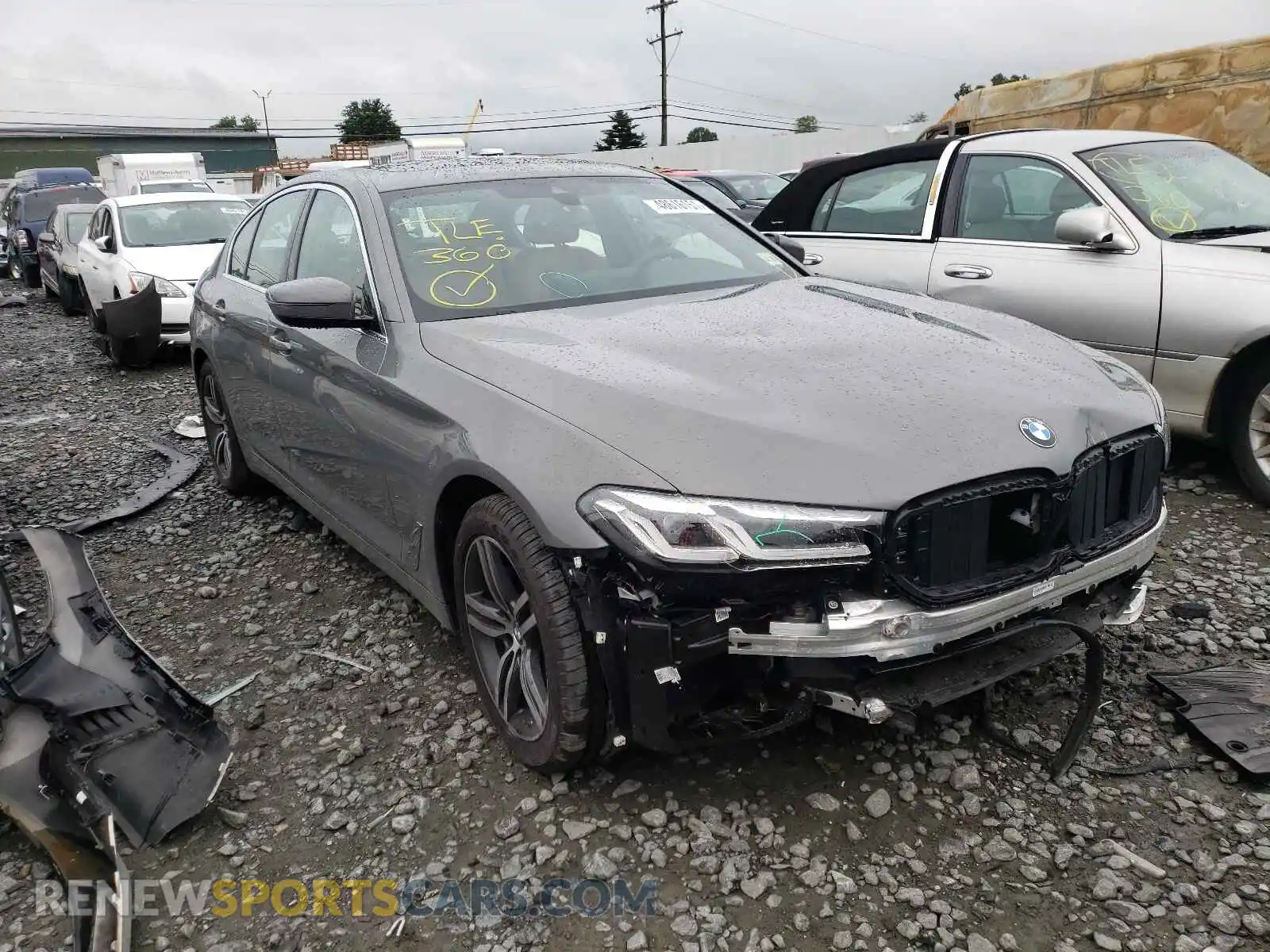 1 Photograph of a damaged car WBA13BJ0XMCF69898 BMW 5 SERIES 2021