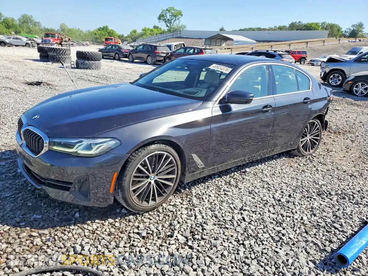 1 Photograph of a damaged car WBA13BJ0XMWX05040 BMW 5 SERIES 2021
