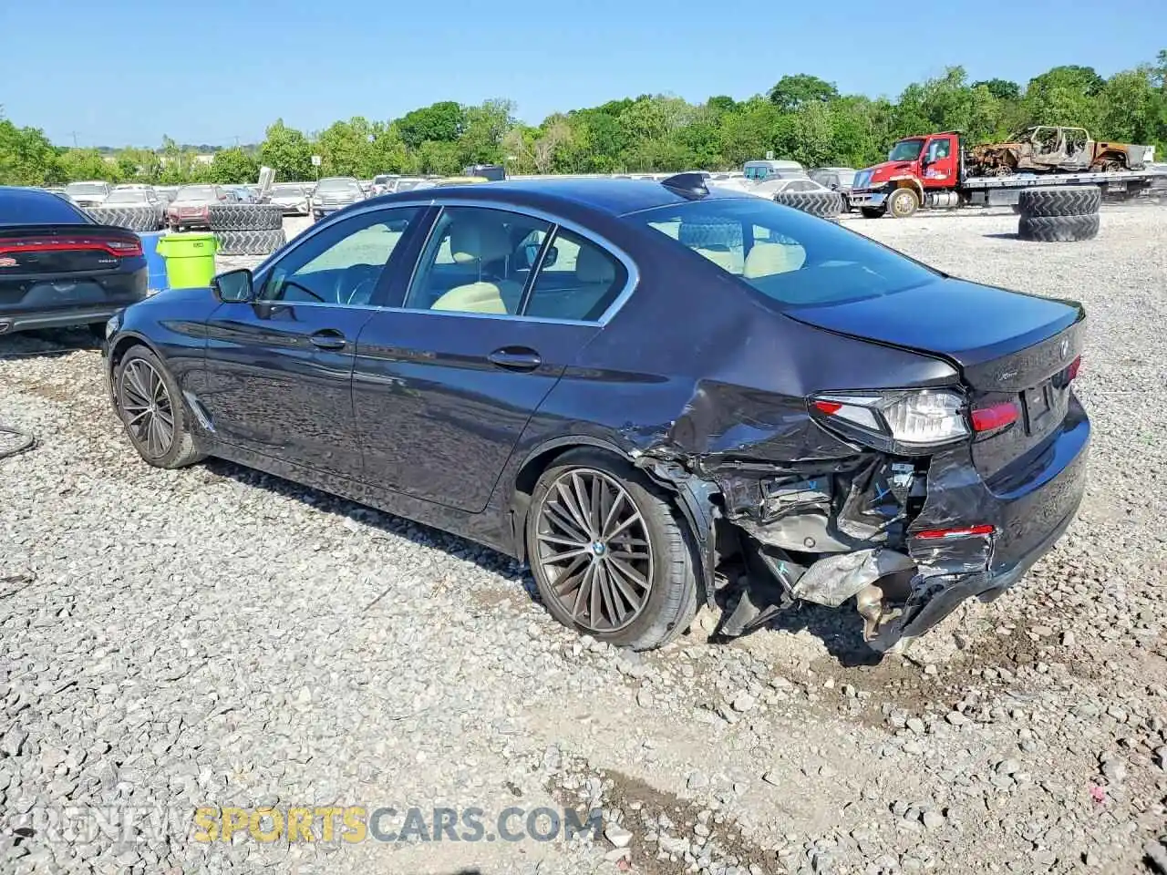 2 Photograph of a damaged car WBA13BJ0XMWX05040 BMW 5 SERIES 2021