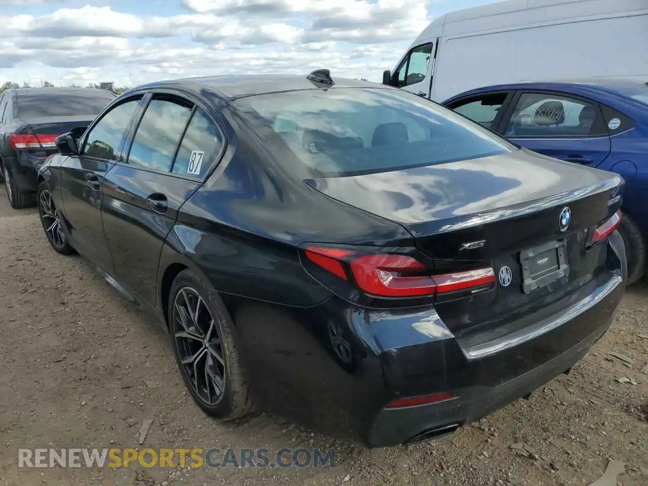 3 Photograph of a damaged car WBA13BJ0XMWX11484 BMW 5 SERIES 2021