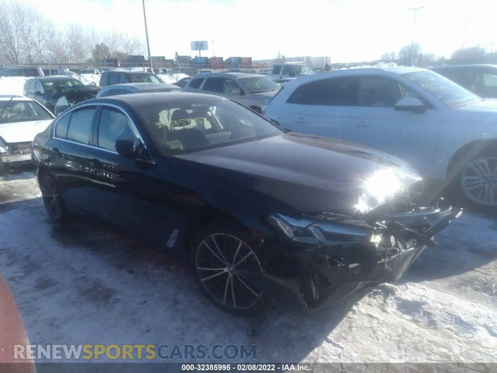 1 Photograph of a damaged car WBA33AG05MCG07368 BMW 5 SERIES 2021