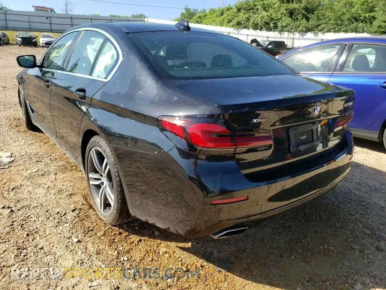 3 Photograph of a damaged car WBA33AG05MCG56571 BMW 5 SERIES 2021