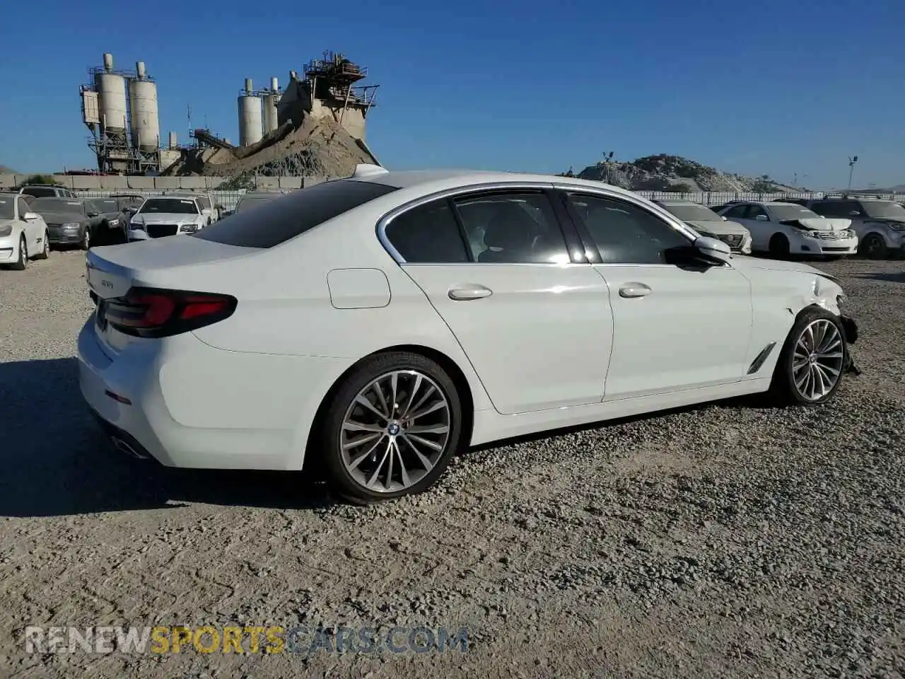 3 Photograph of a damaged car WBA53BH00MCF79461 BMW 5 SERIES 2021
