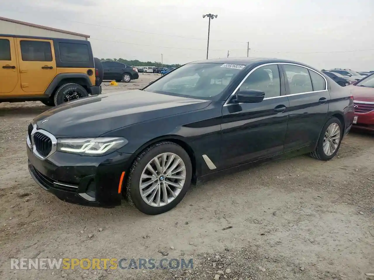 1 Photograph of a damaged car WBA53BH00MCF87964 BMW 5 SERIES 2021