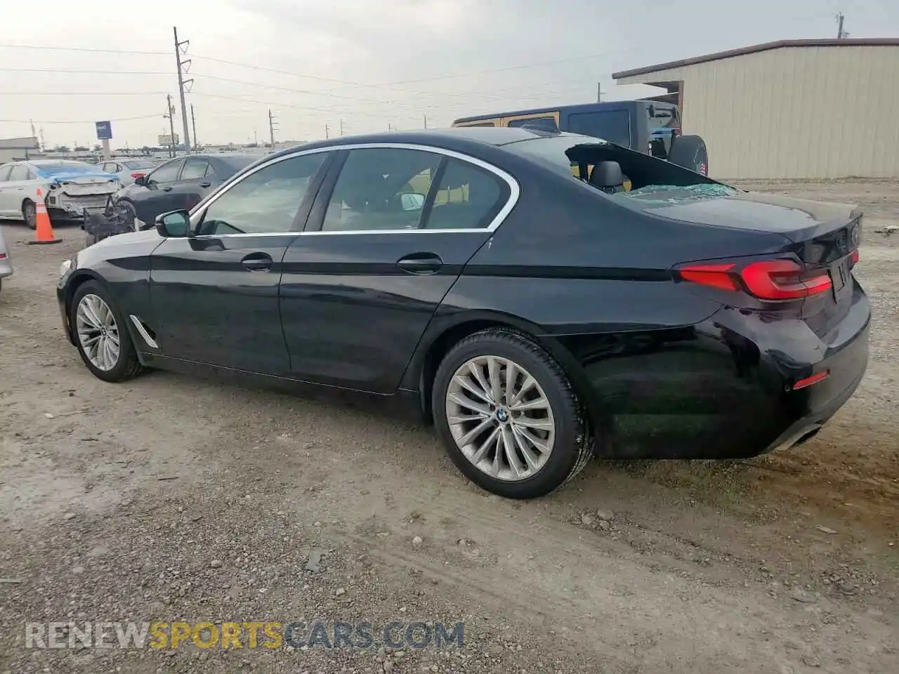2 Photograph of a damaged car WBA53BH00MCF87964 BMW 5 SERIES 2021