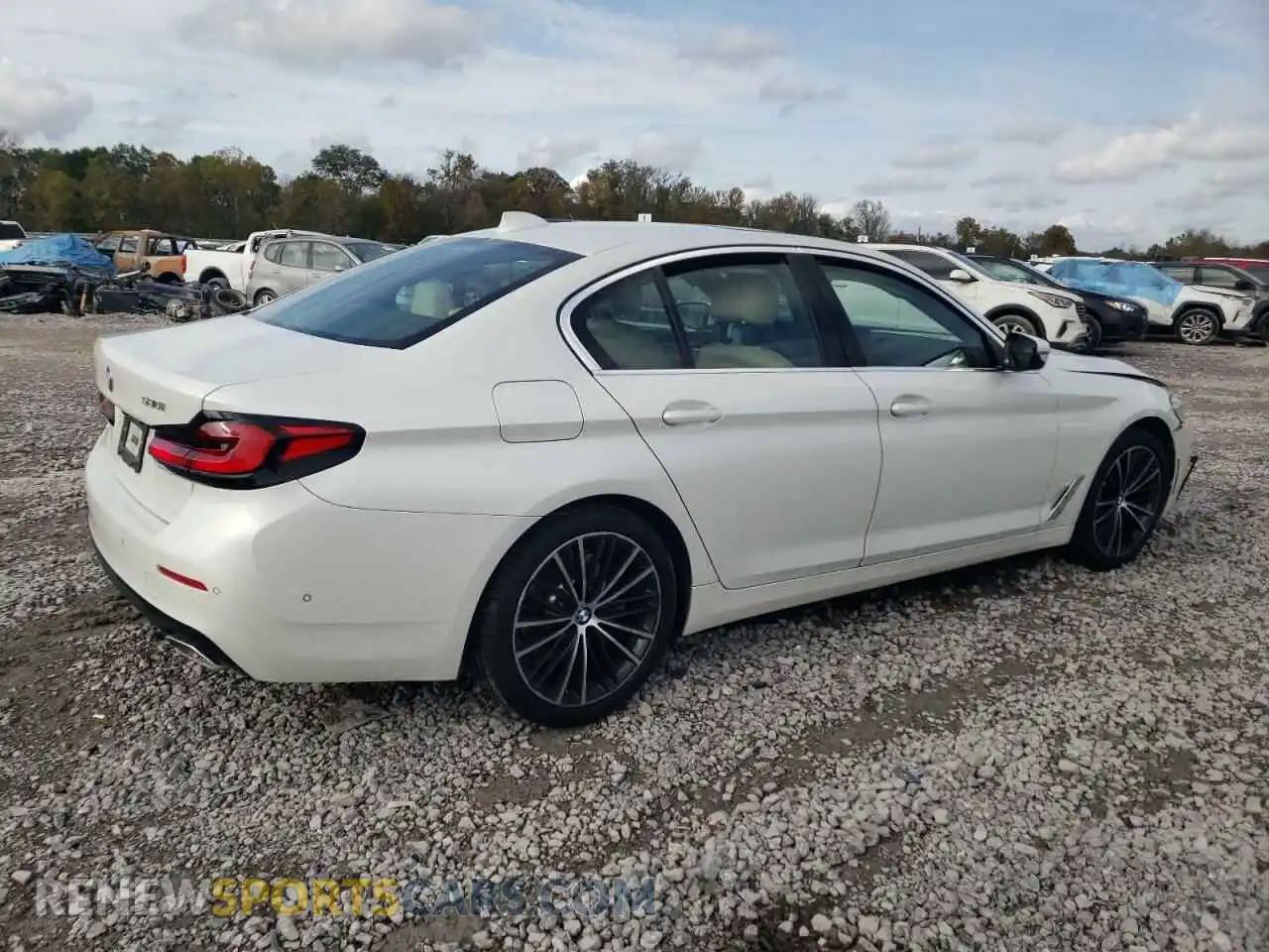 3 Photograph of a damaged car WBA53BH01MCF75127 BMW 5 SERIES 2021