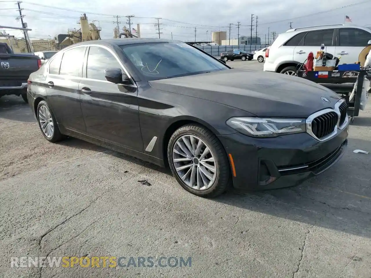 1 Photograph of a damaged car WBA53BH01MWX09680 BMW 5 SERIES 2021