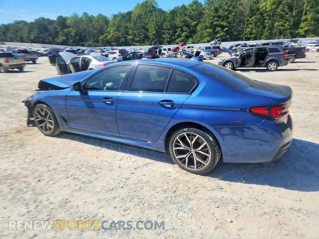 2 Photograph of a damaged car WBA53BH01MWX20467 BMW 5 SERIES 2021