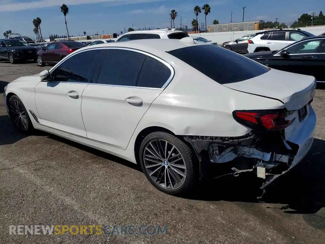 2 Photograph of a damaged car WBA53BH02MCF02283 BMW 5 SERIES 2021