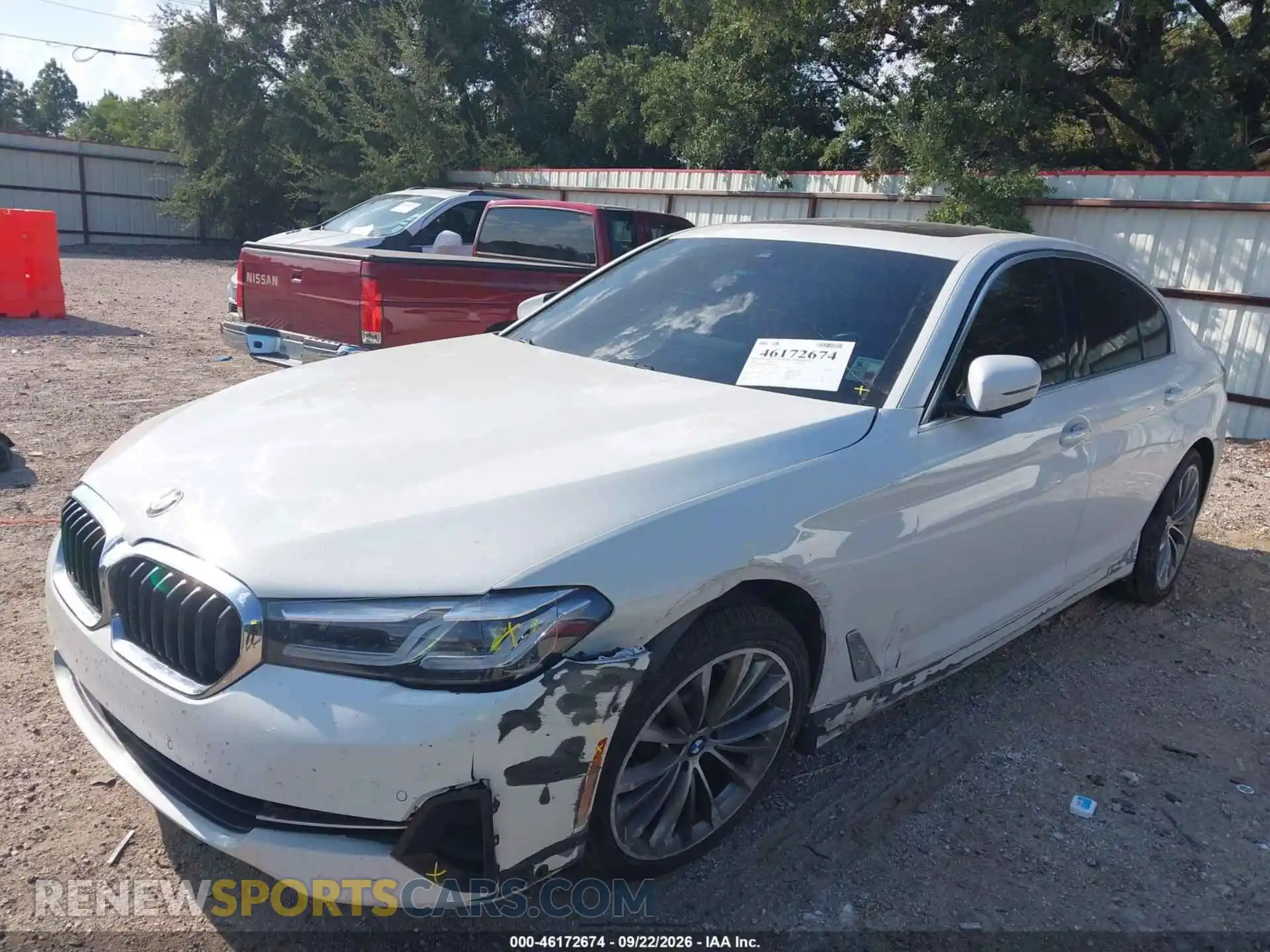 2 Photograph of a damaged car WBA53BH02MWX10093 BMW 5 SERIES 2021